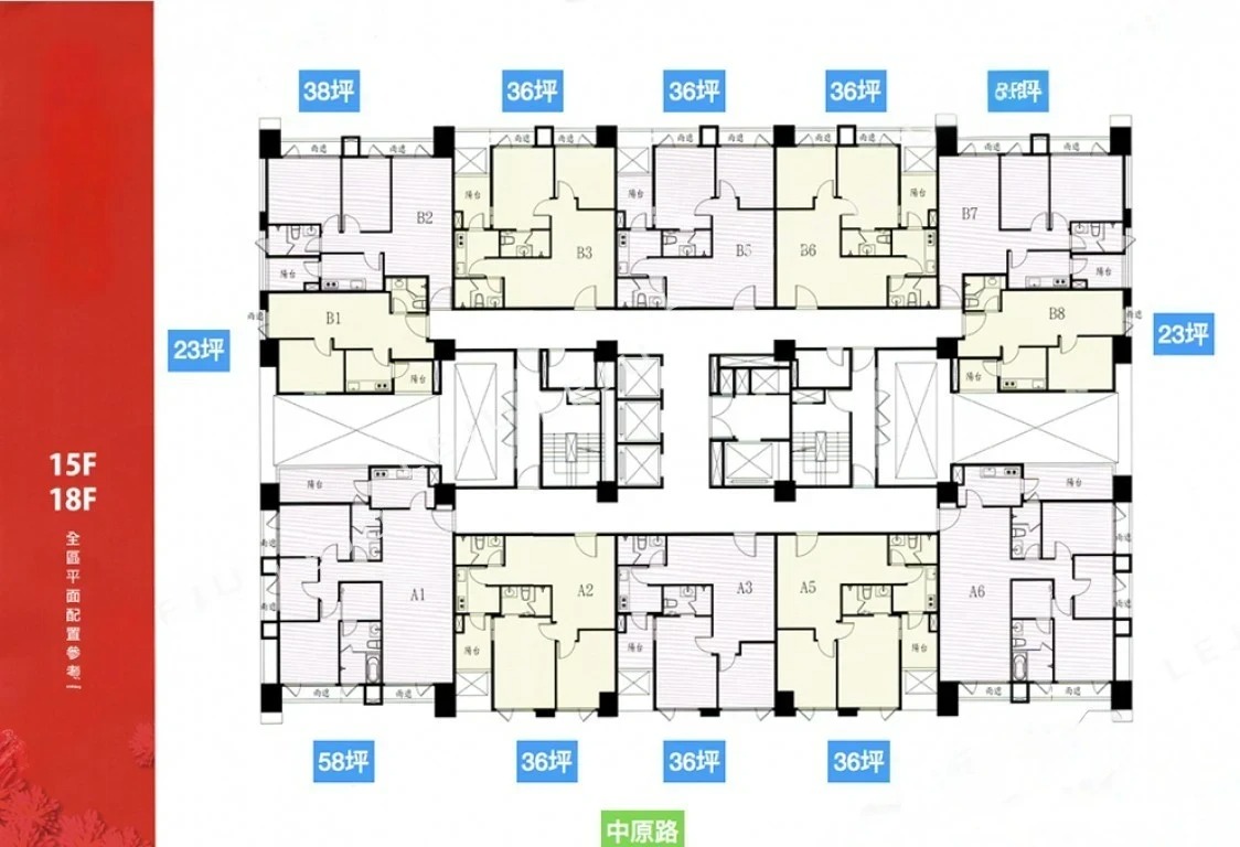 皇翔御花園 - 戶型圖